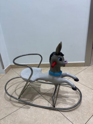 Dondolo asino vintage