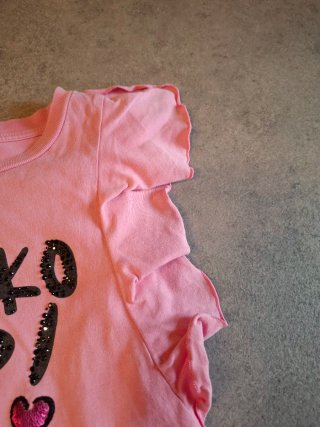 Abito Pinko rosa in cotone con glitter 3-4 anni