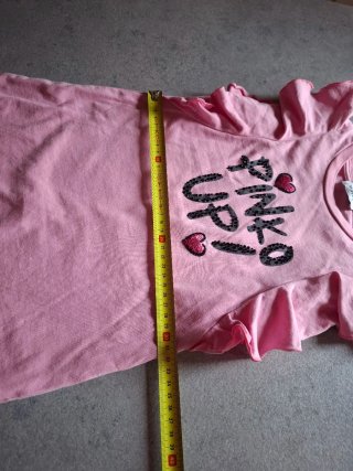 Abito Pinko rosa in cotone con glitter 3-4 anni
