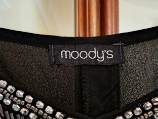 Top Moody's Negro Talla S/M