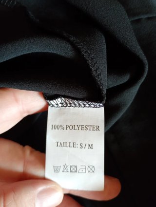 Top Moody's Negro Talla S/M