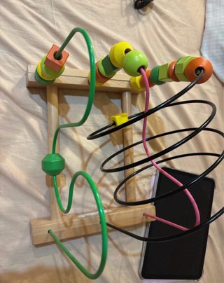 Juguete de Cuentas de Madera para Bebé