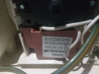 Ventilador Whirlpool con Cable e Interruptor listo