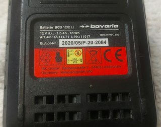 Batería Bavaria BCD 12/2 Li
