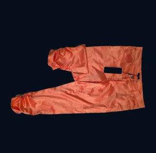 Pantalón satinado naranja