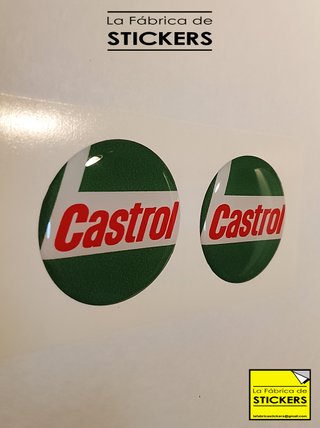 2 Pegatinas DAINESSE Gota de resina 3cm