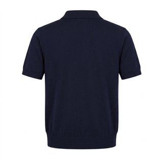 Maglietta Polo Ralph Lauren blu zip uomo