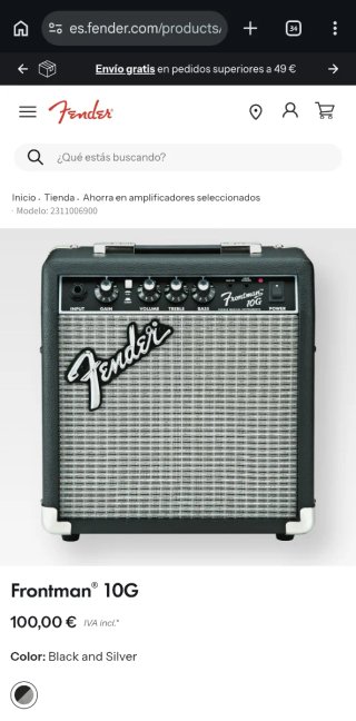 Amplificador Fender Frontman 10G