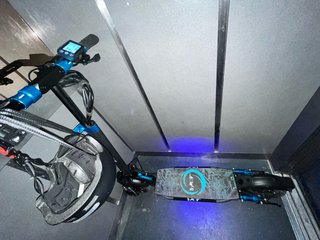 Patín Eléctrico Azul Doble Motor