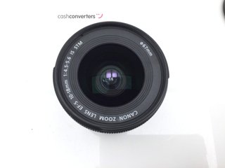 objetivos canon canon efs 10-18mm macro 0.22m/0.7ft