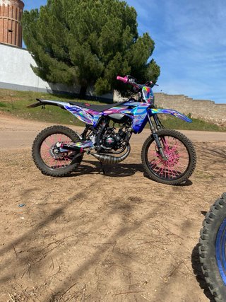 Sherco 49cc Enduro/Motocross Azul/Rosa