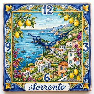 Orologio Sorrento Ceramica 20x20cm