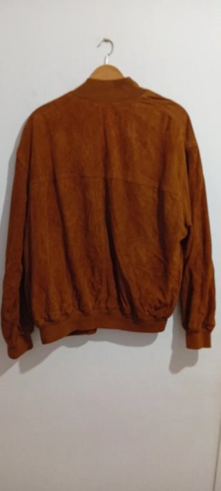 Chaqueta de ante marrón