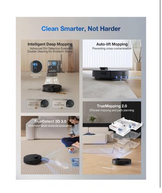 Robot aspirador y friegasuelos DEEBOT