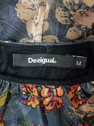 Vestido Desigual Talla M Estampado Étnico