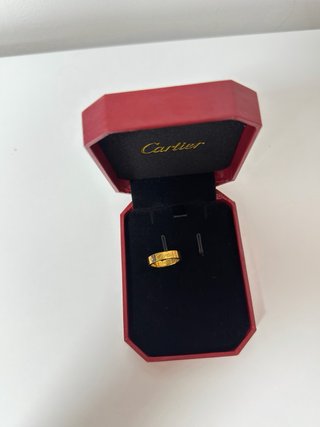 Anillo Cartier Oro Talla 10