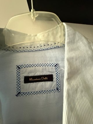 Camisa Massimo Dutti Mujer Azul