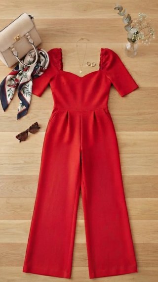 Mono Mango Rojo Talla XS
