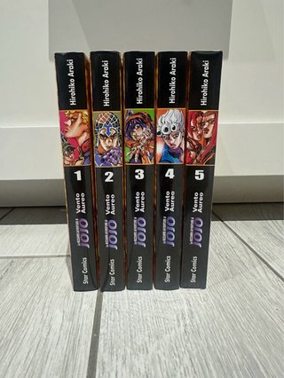 Fumetti Jojo vento Aureo volumi 1-5