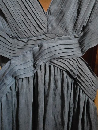 Vestido largo azul de fiesta