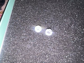 Pendientes Ice Baby Oro 14K/18K Blanco