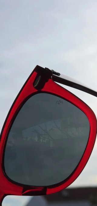Gafas de sol Ray-Ban Wayfarer 2140 transparent red