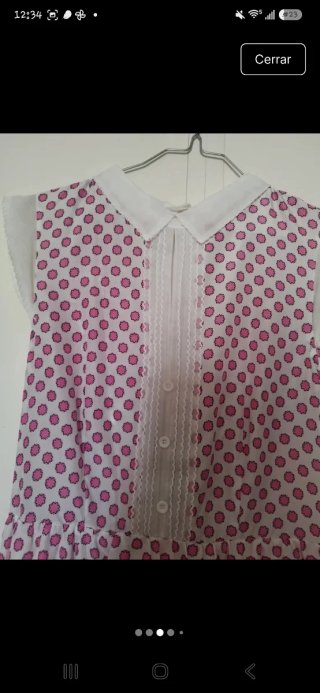 Vestido Retro Gasa estrellas Talla S