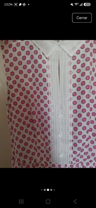 Vestido Retro Gasa estrellas Talla S