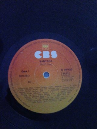 Vinilo Santana CBS Latino Festival sin portada 77