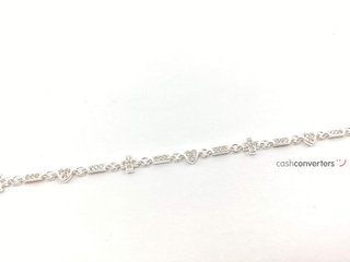 pulsera plata 925mm con piedra con circonita