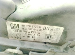 Opel 148437 faro izquierdo astra g sedan 22841575