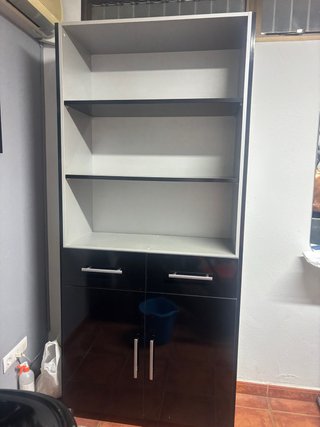 Mueble expositor peluquería resina