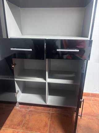 Mueble expositor peluquería resina