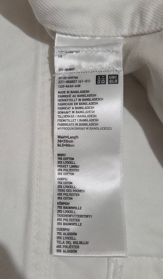 Uniqlo Jeans   Tg XL (Misure in foto)