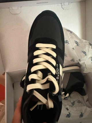 Zapatos Polo Assn. Originales Negro/Gris