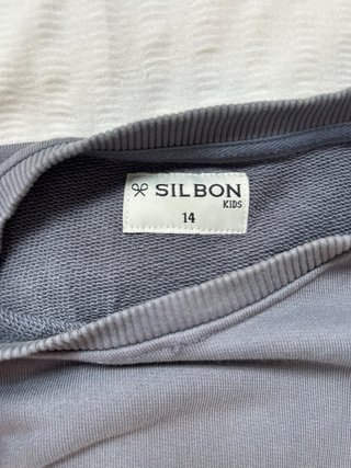 Sudadera Silbon Gris Rayas talla 14 niño