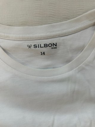 Camiseta Silbon Niña Blanca Talla 14