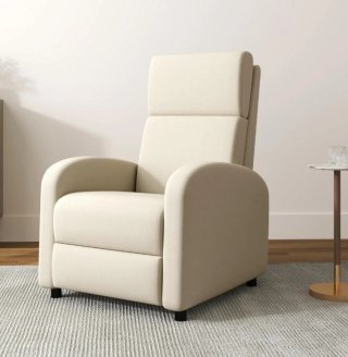 2 Poltrone Relax Manuali Beige Chiaro NUOVE