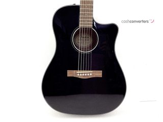 guitarra acustica fender cd-60sce blk