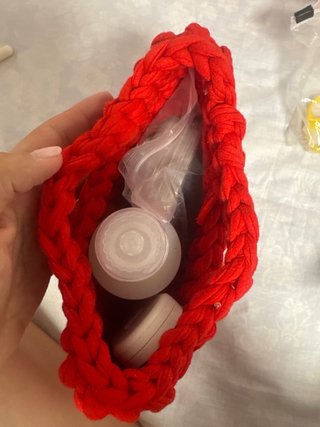 Bolso de trapillo rojo