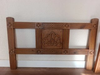 2 Cabeceros Madera Cama 90 cm