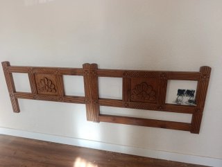 2 Cabeceros Madera Cama 90 cm
