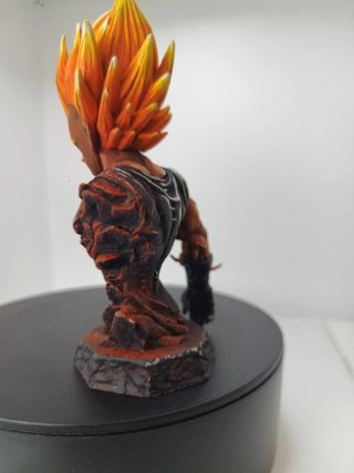 Figura Majin Vegeta Repintada a Mano
