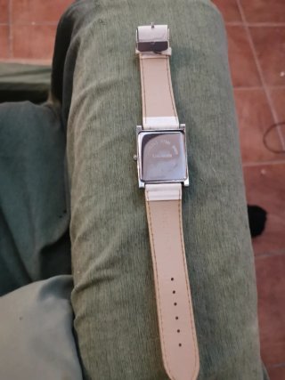 Reloj Louis Valentin Plata y Blanco