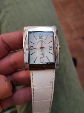 Reloj Louis Valentin Plata y Blanco