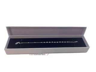 pulsera plata 925mm con piedra con perla