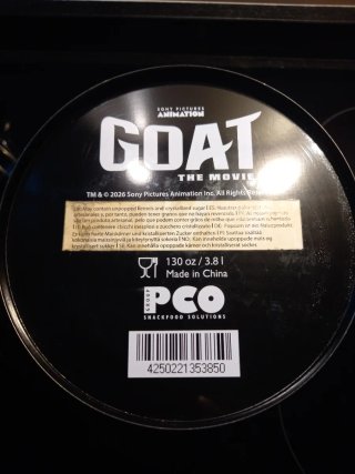 Cubo Palomitas Goat. Peli Como Cabras