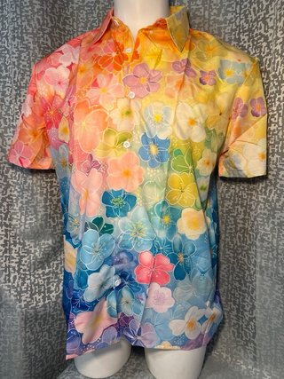 Camisa HOMBRE floral multicolor Talla L
