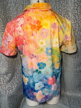 Camisa HOMBRE floral multicolor Talla L