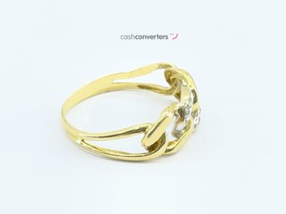 anillo oro 18k con diamante